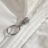 Veste d'hiver en duvet de luxe avec doublure intérieure en peluche