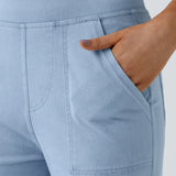 Ella | Pantalon cargo élastique taille haute