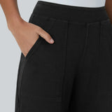 Ella | Pantalon cargo élastique taille haute