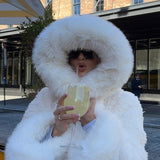 Velour | Veste Oversize en Fausse Fourrure Élégance Hivernale